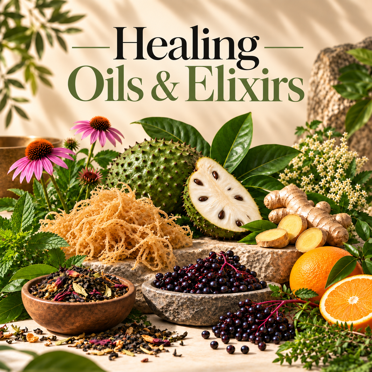 Healing Oils and Elixirs