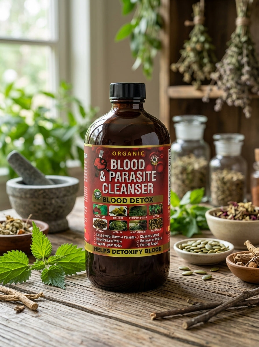 Blood and Parasite cleanser blood detox Bitter (Herbal Gut & Digestive Support)